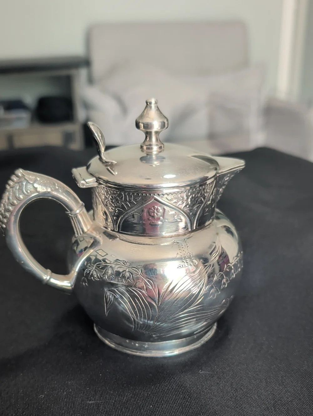 Vintage Silver Plated Creamer Container